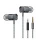 Zipper Bass Wired Earphone with microphone support 